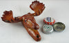 Moose Cast Iron Figural Bottle Opener, Reproduction