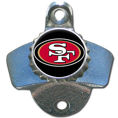 San Francisco FortyNiners 49ers Wall Mount Bottle Opener