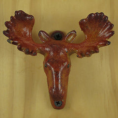 MOOSE Cast Iron Figural Wall Mount Bottle Opener, Reproduction of Classic Opener, NEW