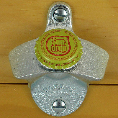 New Star Foodservice 48193 Stainless Steel Wall Mounted Bottle Opener