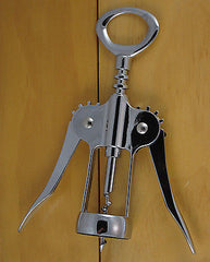 Classic Winged Corkscrew, Chrome Plated, Commercial Quality