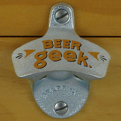 BEER GEEK Starr X Wall Mount Bottle Opener, Sturdy Metal Design