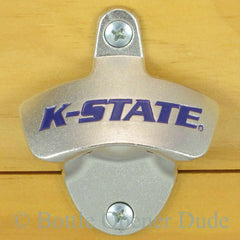 Kansas State Wildcats Wall Mount Bottle Opener K-State NCAA, Licensed