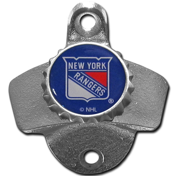 New York Rangers Wall Mount Bottle Opener NHL