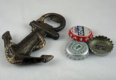 Nautical Anchor Cast Iron Bottle Opener/ Paperweight