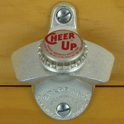 CHEER UP Soda BOTTLE CAP Wall Mount Bottle Opener – Bottle Opener Dude