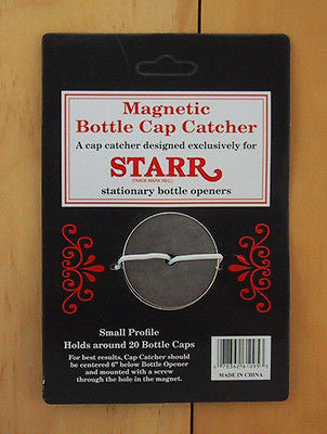 Magnetic Cap Catcher for Wall Mount Bottle Openers