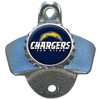 San Diego Chargers Wall Mount Bottle Opener NFL