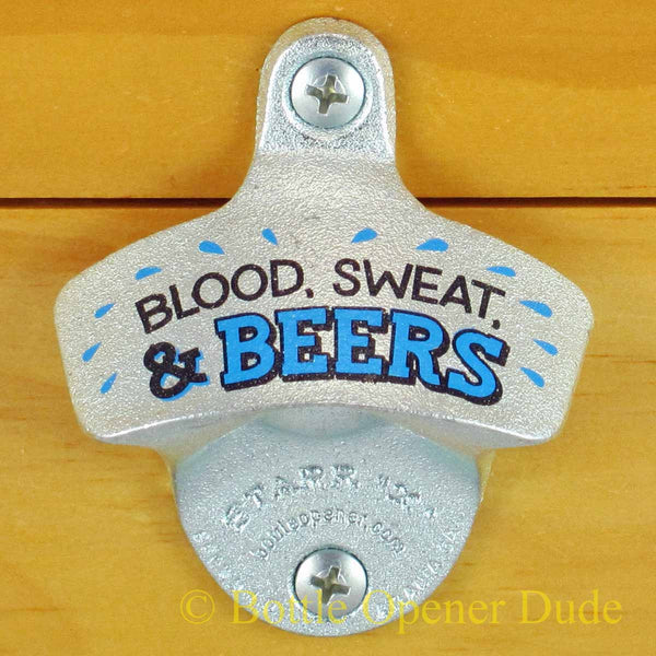 BLOOD SWEAT AND BEERS Starr X Wall Mount Stationary Bottle Opener