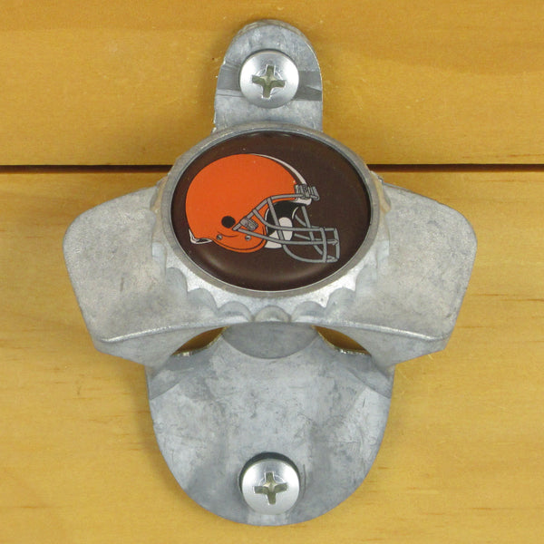 Cleveland Browns Wall Mount Bottle Opener Zinc Aluminum Alloy NFL