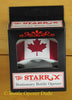 Canadian Flag Starr X Wall Mount Bottle Opener, White Powder Coated Canada