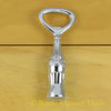 Small Chrome Plated Coca Cola Bottle Opener Solid Metal Construction, Coke