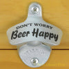 DON'T WORRY, BEER HAPPY Starr X Wall Mount Stationary Bottle Opener