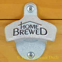 Embossed HOME BREWED Starr X Wall Mount Bottle Opener
