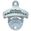 Embossed VICTORIA SODA WORKS Starr X Wall Mount Stationary Bottle Opener