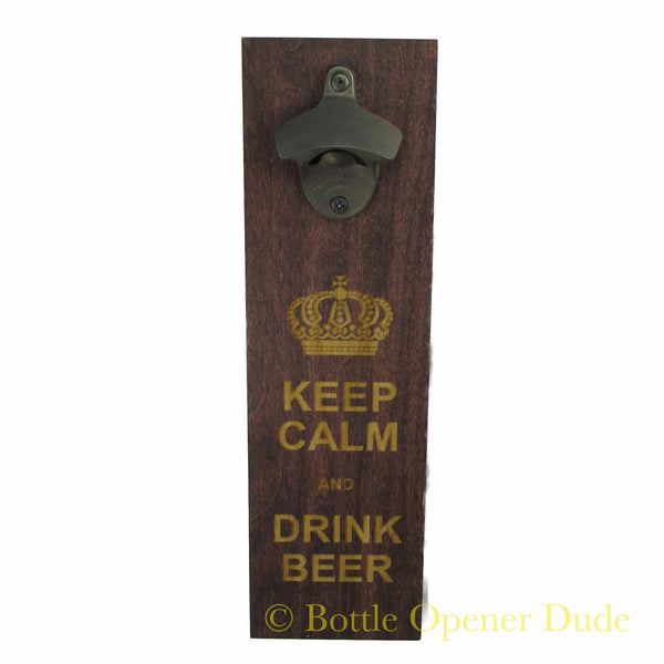 Gun Blued Starr X Bottle Openers Keep Calm and Open Here