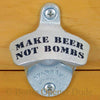 Make Beer Not Bombs Wall Mount Bottle Opener