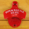 Red Wall Mount Bottle Opener Starr X