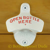 White Bottle Opener Starr X Open Bottle Here