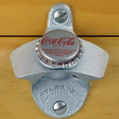 Coca Cola Coke VINTAGE BOTTLE CAP Starr X Wall Mount Bottle Opener