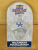 Kentucky Wildcats Wall Mount Bottle Opener Zinc Alloy, UK, NCAA Licensed