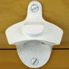 White BOTTLE CAP MOUNT Combo Starr X Wall Mount Bottle Opener / Metal Catcher