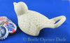 White BIRD Cast Iron Figural Bottle Opener, Reproduction of Classic Opener