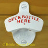White Open Bottle Here Starr X Bottle Opener